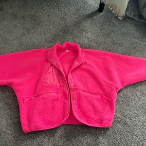 Free people hit the slopes fleece jacket!!